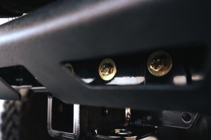 Jeep Wrangler JK Trailer Hitch - DV8 Offroad - Bolt-On AHJP-02 - Gloss Black - `07-`18